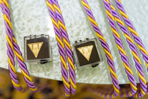 Triota pins and graduation honor cords