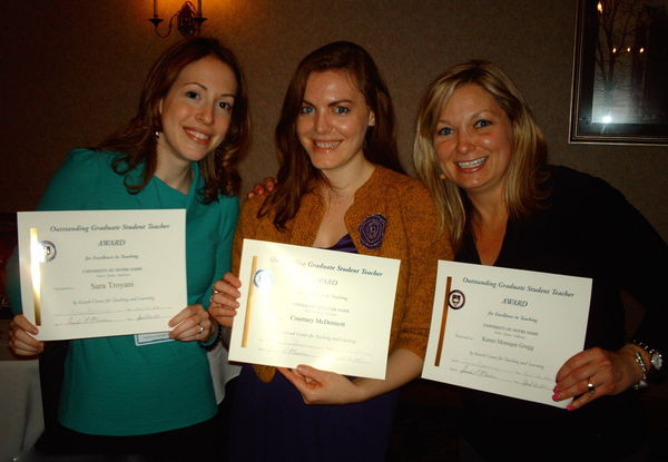 Outstanding Graduate Student Teacher Awards 2011